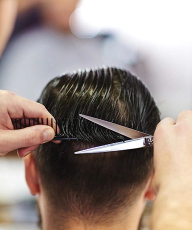 Cutting hair